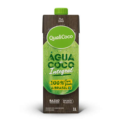 AGUA DE COCO INTEGRAL QUALICOCO 1 LT