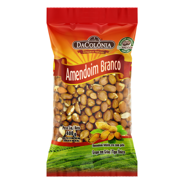 AMENDOIM BRANCO CRU C/ PELE DA COLONIA 4