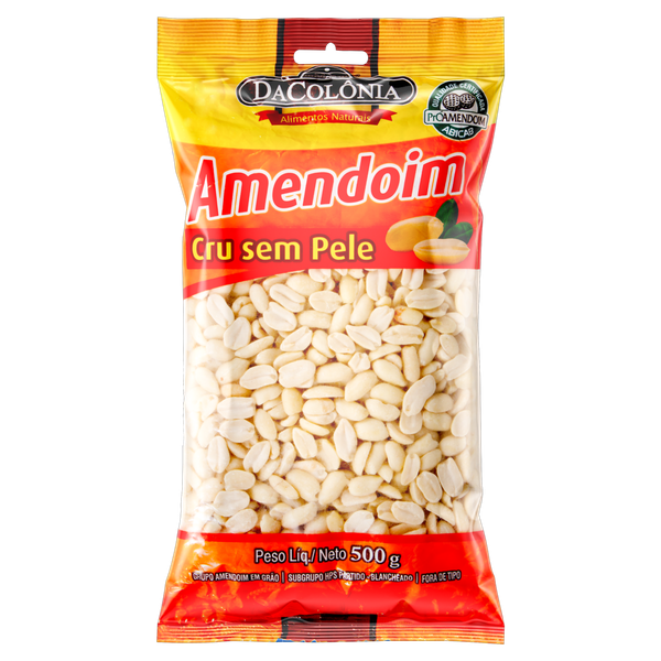 AMENDOIM BRANCO CRU S/ PELE DA COLONIA 5