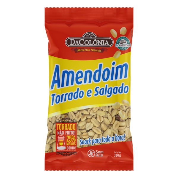 AMENDOIM TORRADO E SALGADO DA COLONIA 32