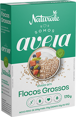 AVEIA EM FLOCOS GROSSOS NATURALE 170G