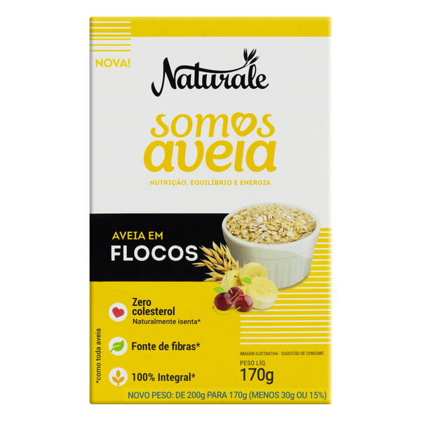 AVEIA EM FLOCOS NATURALE 170G