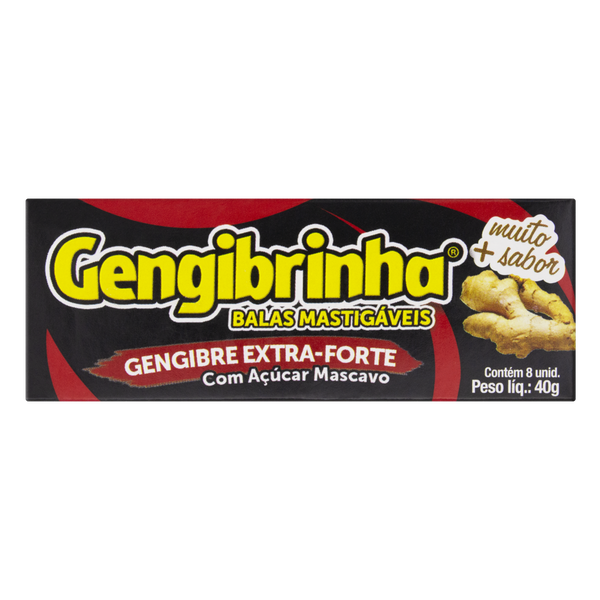 BALA DE GENGIBRE GENGIBRINHA EXTRA FORTE