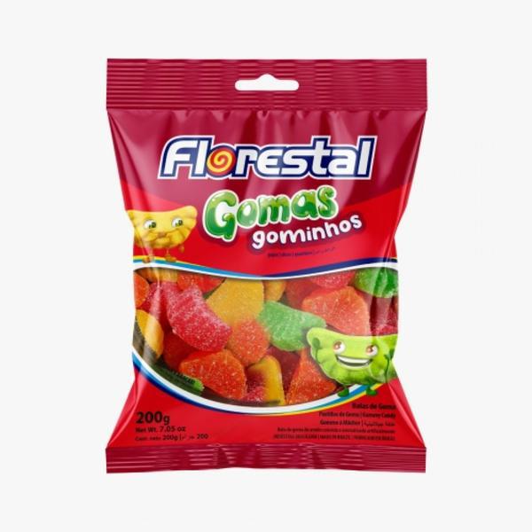 BALA DE GOMA GOMINHOS FLORESTAL 60G