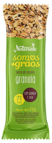 BARRA DE CEREAIS GRANOLA NATURALE 22G