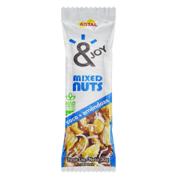 BARRA MIXED NUTS DE COCO E AMENDOAS AGTA