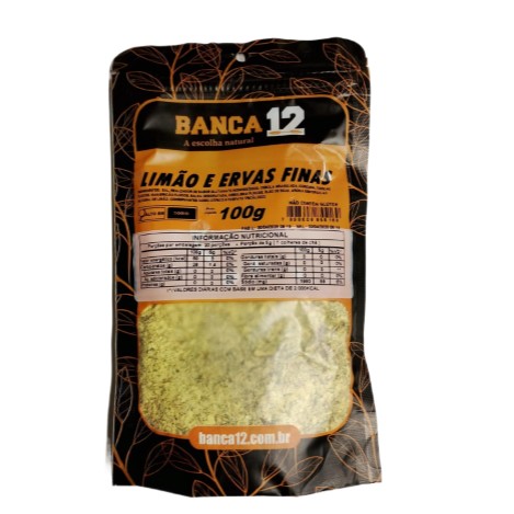 LIMAO E ERVAS FINAS BANCA 12 (FA) 100GR
