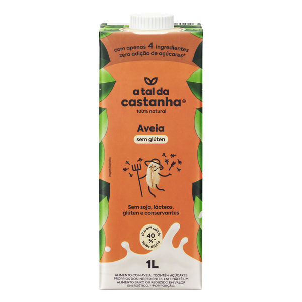 BEBIDA ALIMENTAR DE AVEIA A TAL DA CASTA