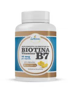 BIOTINA 400MG NATTUBRAS 60CAPS