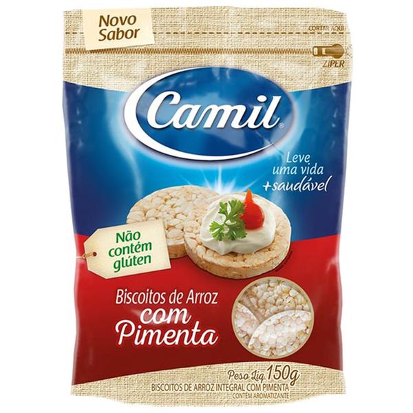 BISCOITO DE ARROZ INTEGRAL C/ PIMENTA CA