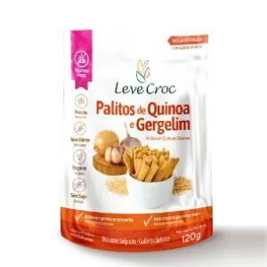 BISCOITO PALITO DE QUINOA GERGELIM LEVE