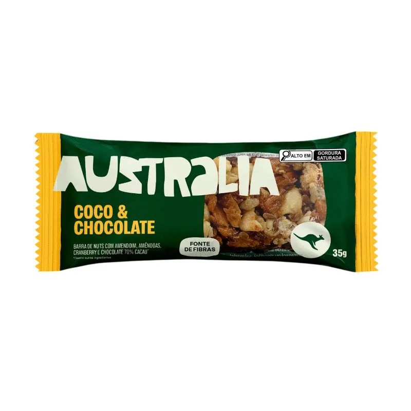 NUTS COCO C/ CHOCOLATE AUSTRALIA 35G