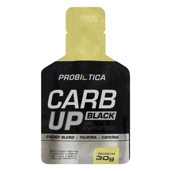 CARB UP GEL BLACK BAUNILHA PROBIOTICA 30