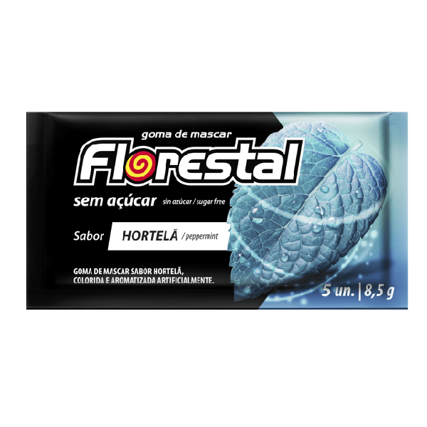 CHICLE DE HORTELA FLORESTAL 8,5G
