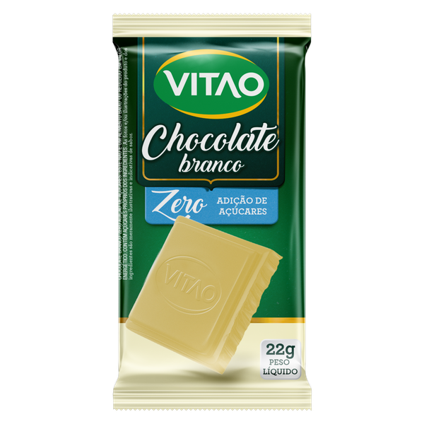 CHOCOLATE ZERO BRANCO VITAO 22G