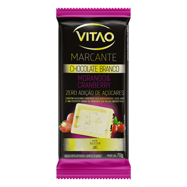 CHOCOLATE ZERO MORANGO E CRANBERRY VITAO