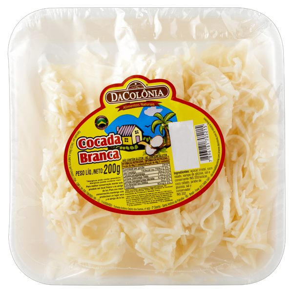 COCADA BRANCA DA COLONIA 200GR