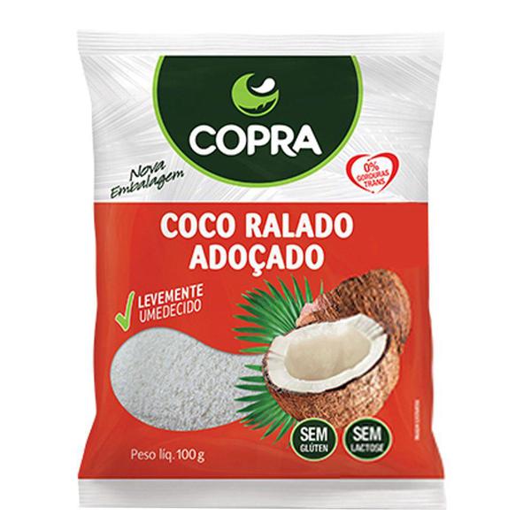 COCO RALADO UMIDO E ADOCADO COPRA 100G