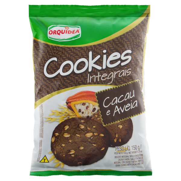 COOKIES INTEGRAL DE CACAU E AVEIA ORQUID