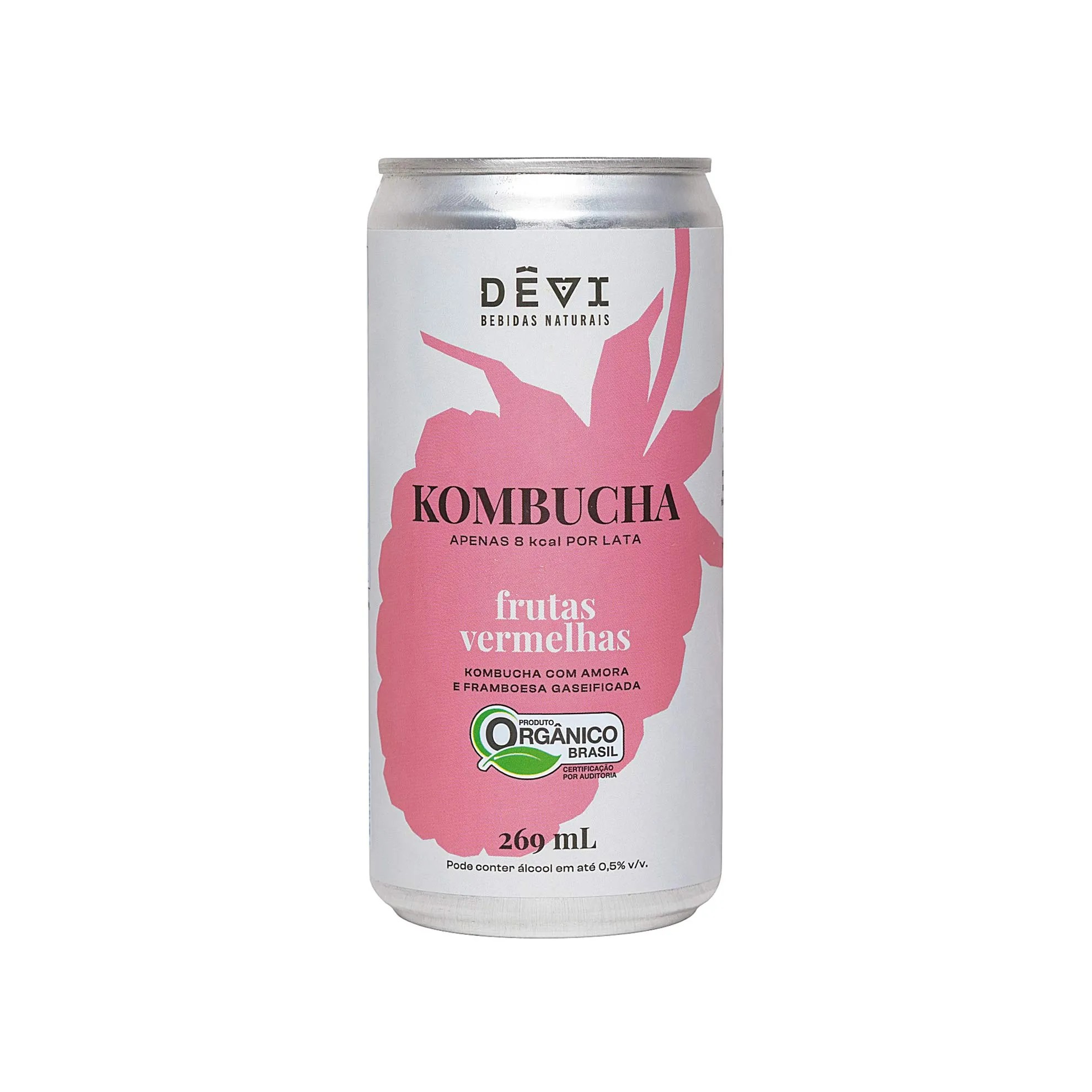 KOMBUCHA FRUTAS VERMELHAS DEVI 269ML