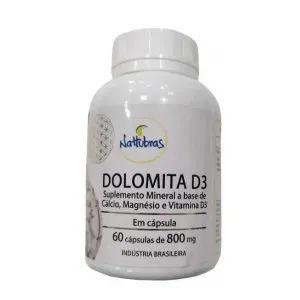DOLOMITA D3 800MG NATTUBRAS 120CAPS