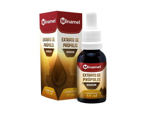 EXTRATO DE PROPOLIS MARROM MINAMEL 30ML