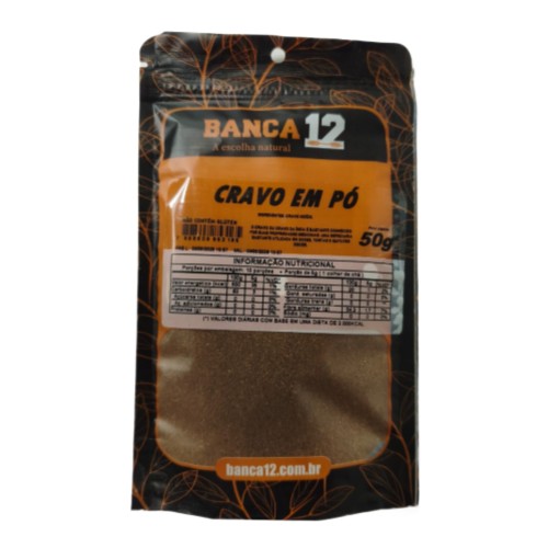 CRAVO DA INDIA EM PO BANCA 12 (FA) 50GR