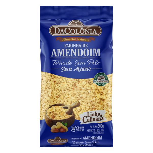 FARINHA DE AMENDOIM DA COLONIA 500GR