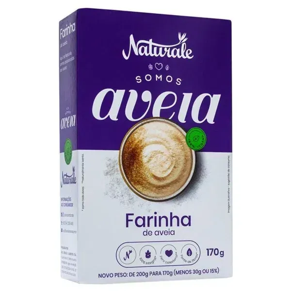 FARINHA DE AVEIA NATURALE 170G