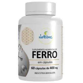 FERRO 400MG NATTUBRAS 60CAPS