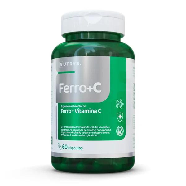 FERRO C/ VITAMINA C NUTRYE 60CAPS