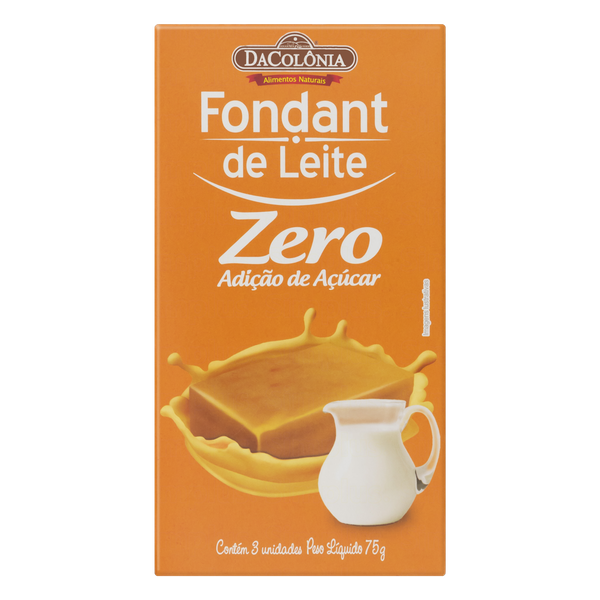 FONDANT DE LEITE ZERO DA COLONIA 75GR
