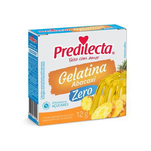 GELATINA EM PO DE ABACAXI ZERO PREDILECT