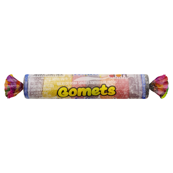 GOMA TUBO FRUTAS SORTIDAS DORI 32G