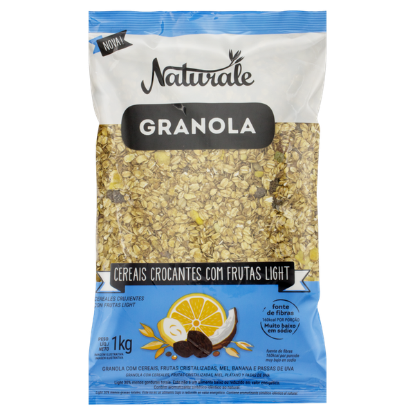 GRANOLA FRUTAS LIGHT NATURALE 1KG