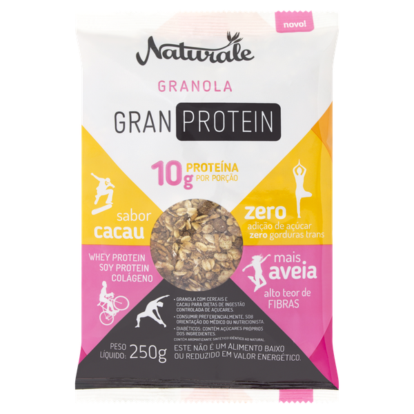 GRANOLA GRAN PROTEIN CACAU NATURALE 250G