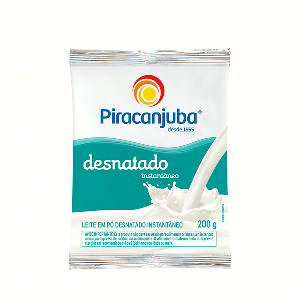LEITE EM PO DESNATADO PIRACANJUBA 200G