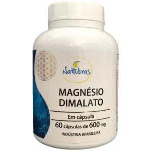 MAGNESIO DIMALATO 600MG NATTUBRAS 60CAPS