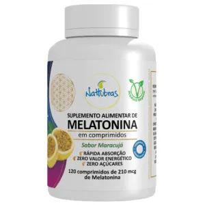 MELATONINA SABOR MARACUJA 120COMP NATTUB