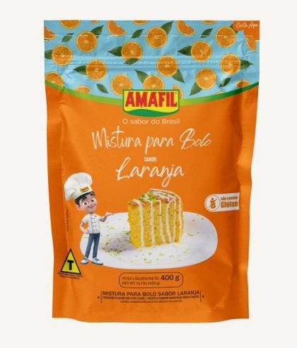 MISTURA P/ BOLO DE LARANJA AMAFIL 400G