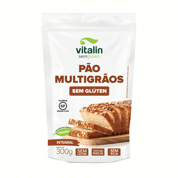 MISTURA P/ PAO MULTIGRAOS VITALIN 300G