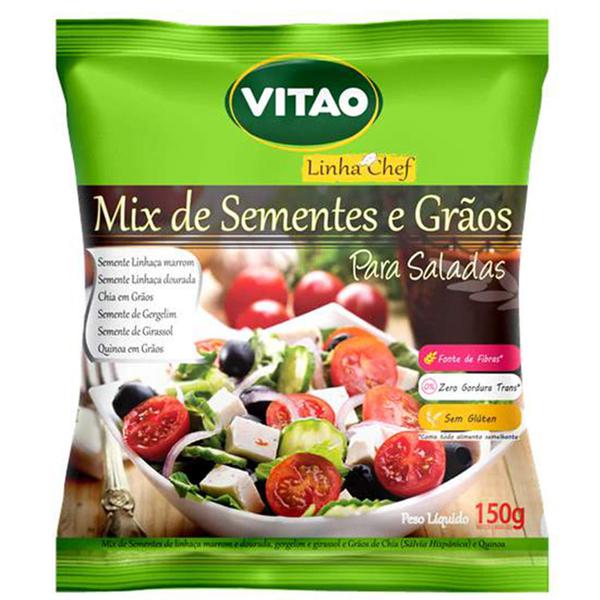 MIX DE GRAOS E SEMENTES VITAO 120G