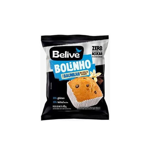 MUFFIN DE BAUNILHA S/ ACUCAR BELIVE 40G