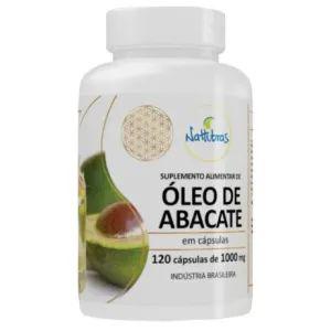 OLEO DE ABACATE 1000MG NATTUBRAS 120CAPS