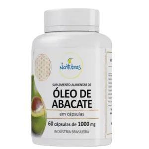OLEO DE ABACATE 60CAPS 1000MG NATTUBRAS