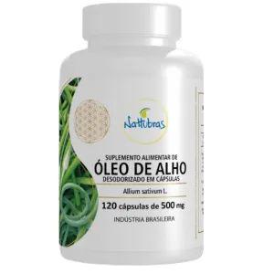 OLEO DE ALHO DESODORIZADO 500MG NATTUBRA