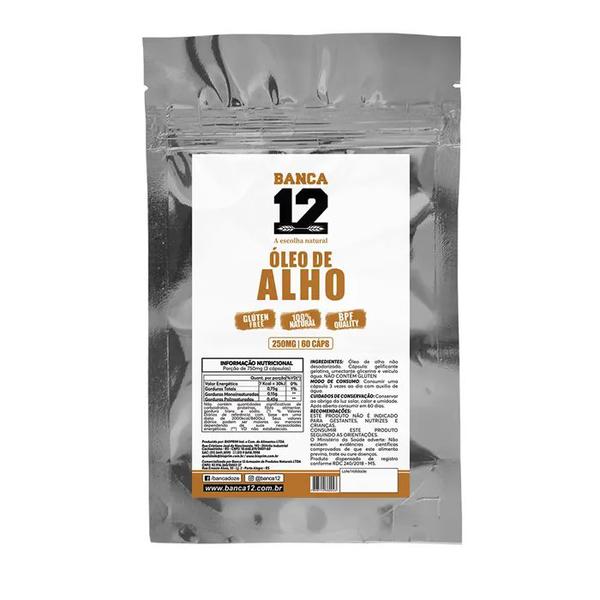 OLEO DE ALHO REFIL 250MG BANCA 12 60CAPS