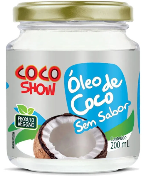 OLEO DE COCO S/ SABOR COCO SHOW 200ML