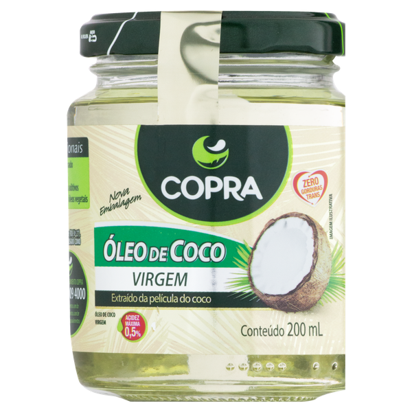 OLEO DE COCO VIRGEM COPRA 200ML