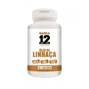 OLEO DE LINHACA 1000MG BANCA 12 120CAPS
